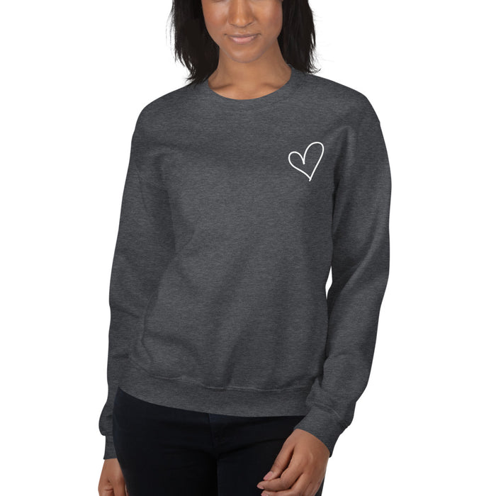 Heart Crew Sweatshirt