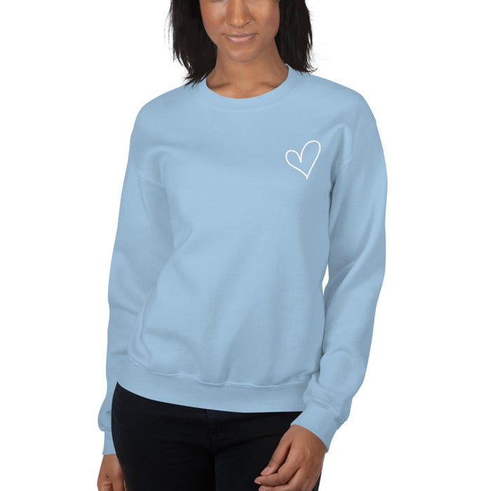 Heart Crew Sweatshirt