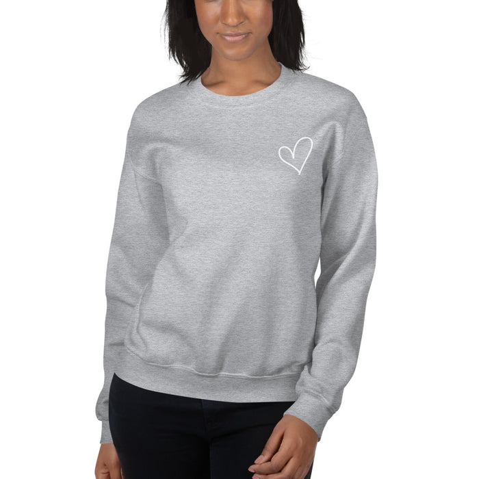 Heart Crew Sweatshirt