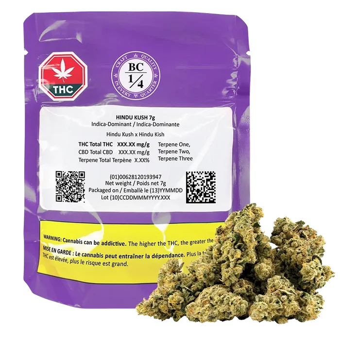 BC 1/4 7 g Hindu Kush Flower