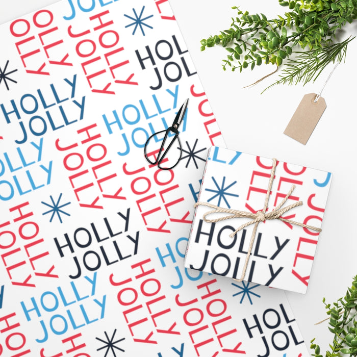 Holly Jolly Wrapping Paper