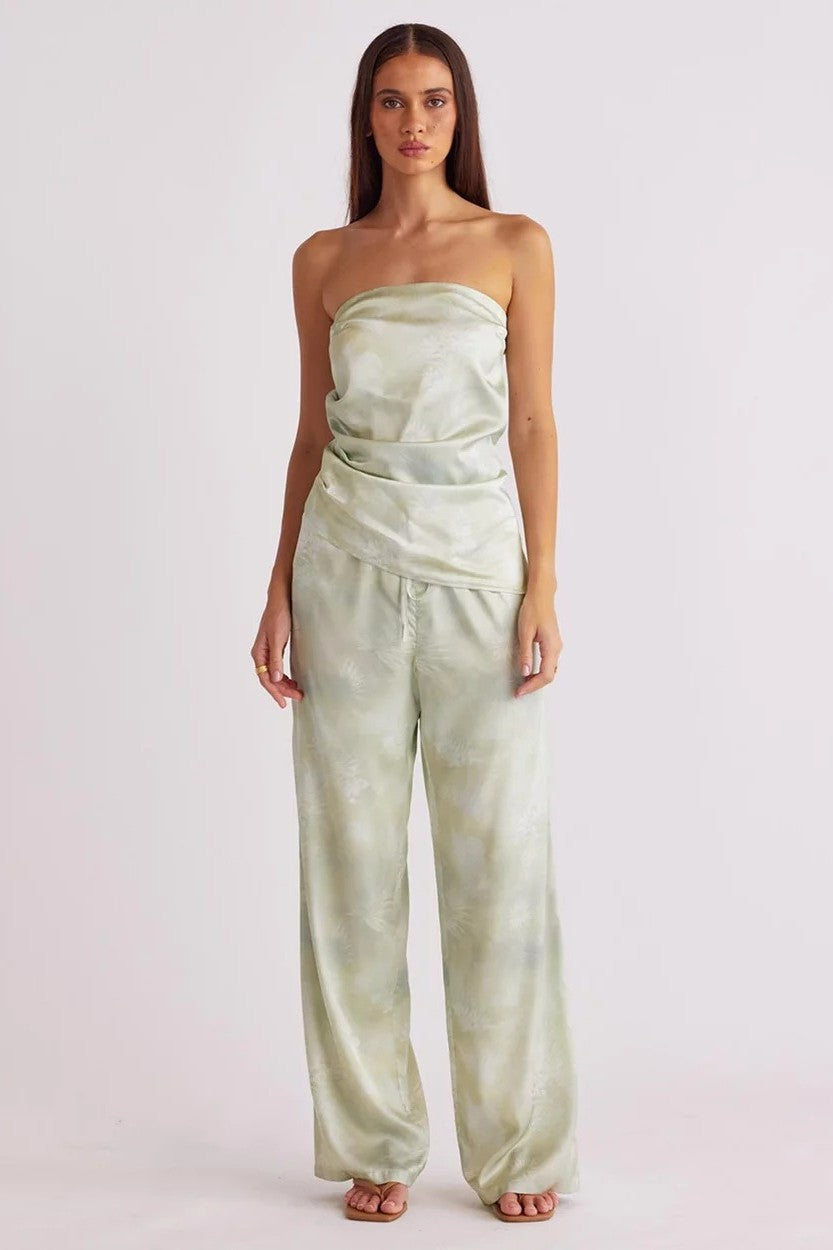 Lyra Print Top - Pear