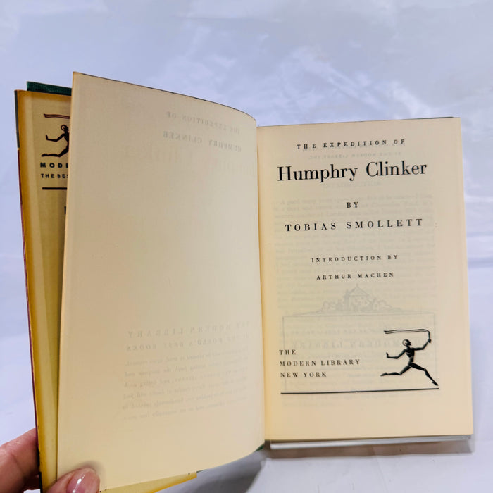Humphry Clinker by Tobias Smollett (1929), A Modern Library Book