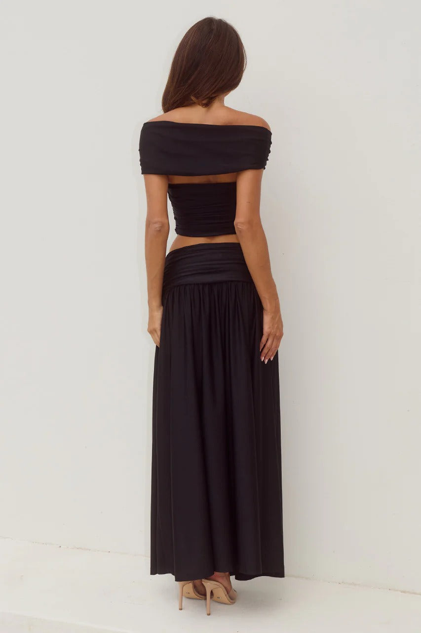 Nivali Maxi Skirt - Black