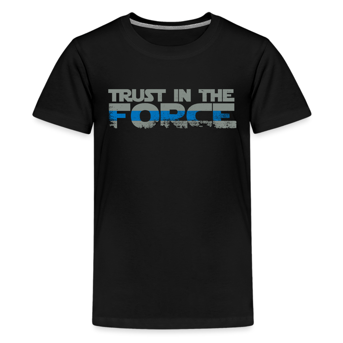 Kids' Premium T-Shirt - Trust the Force - black