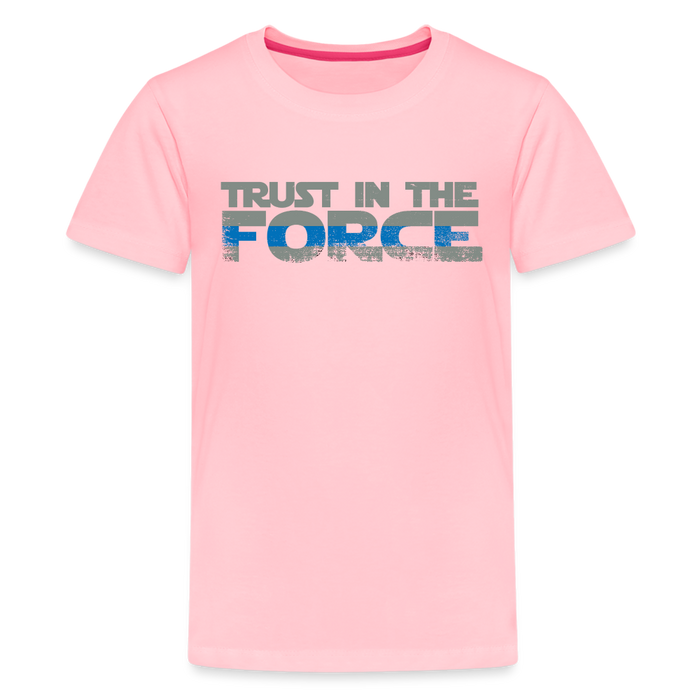 Kids' Premium T-Shirt - Trust the Force - pink
