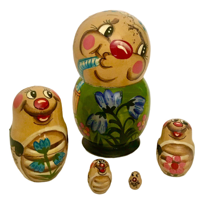 Ladybug nesting dolls