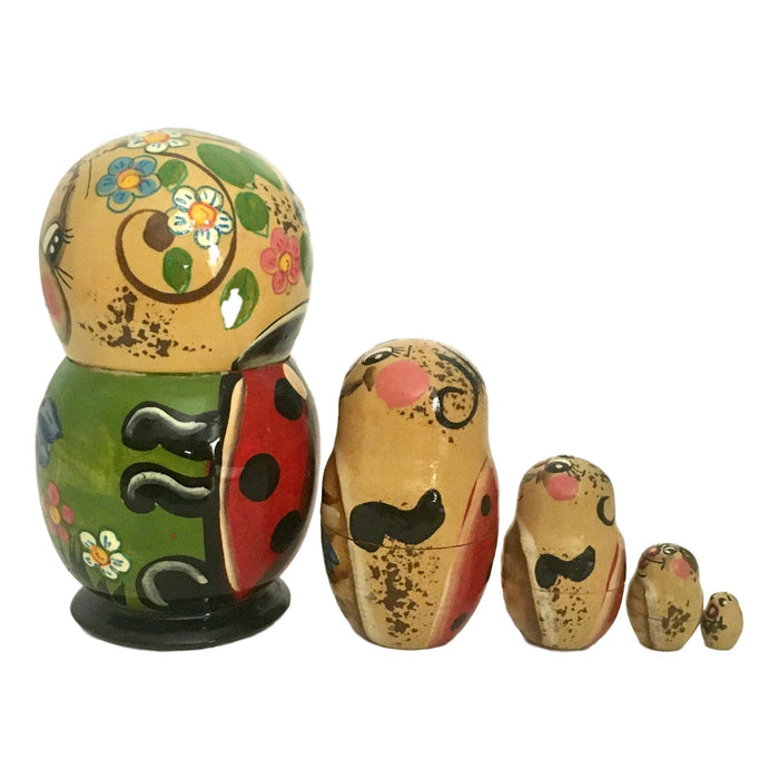 Ladybug matryoshka dolls