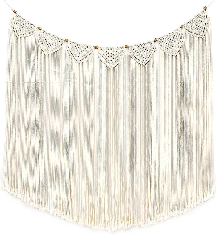 Large Macrame Wall Hanging Boho Tapestry Curtain Fringe - Decotree.co Online Shop