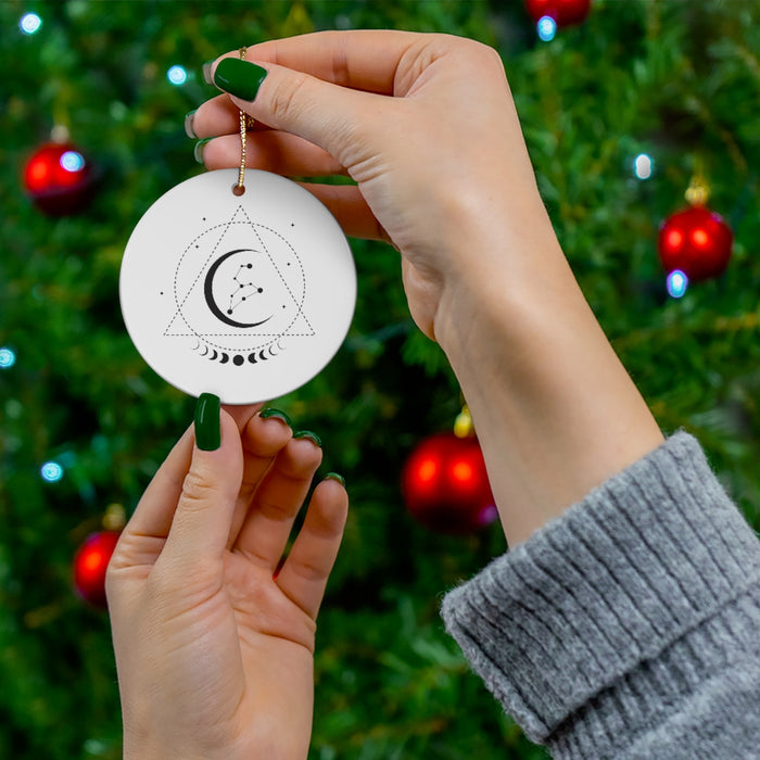 Leo Stars Ceramic Ornament