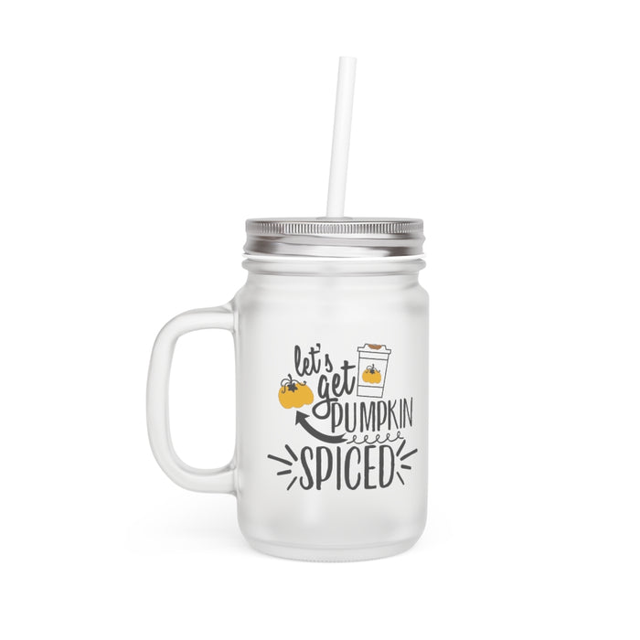 Let's Get Pumpkin Spiced Mason Jar