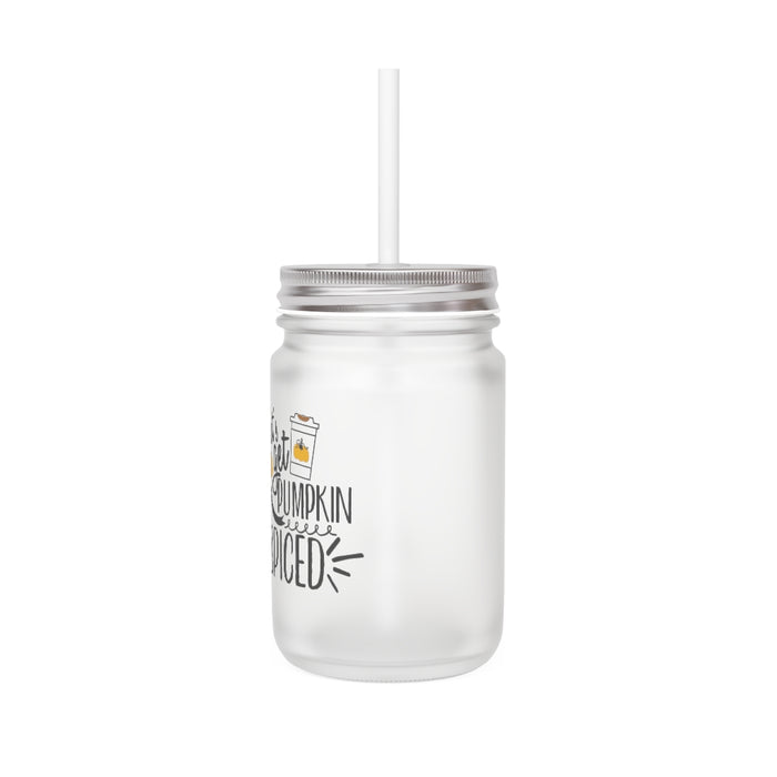 Let's Get Pumpkin Spiced Mason Jar