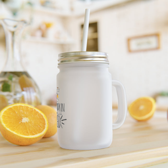 Let's Get Pumpkin Spiced Mason Jar