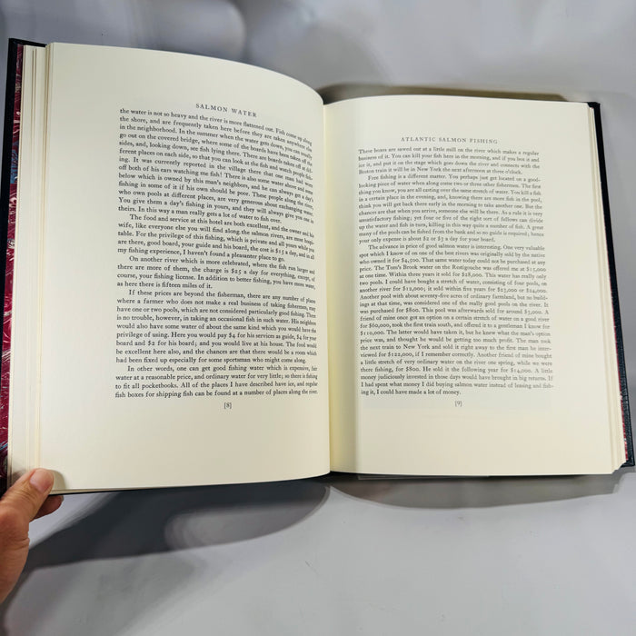 Limited Edition Sporting & Angling — Atlantic Salmon Fishing (1985) — Charles Phair | Premier Press Leatherette, Gilt Edges