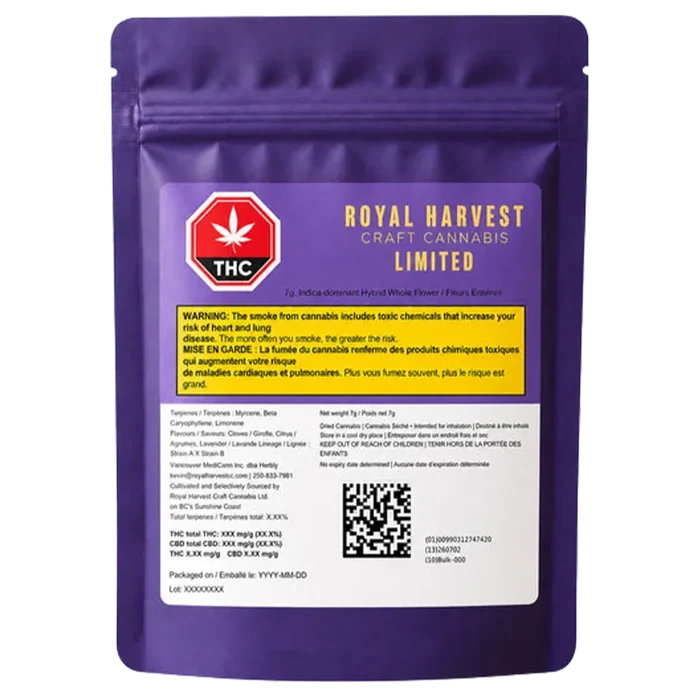 Royal Harvest Craft Cannabis 7 g Limited Flower Flower