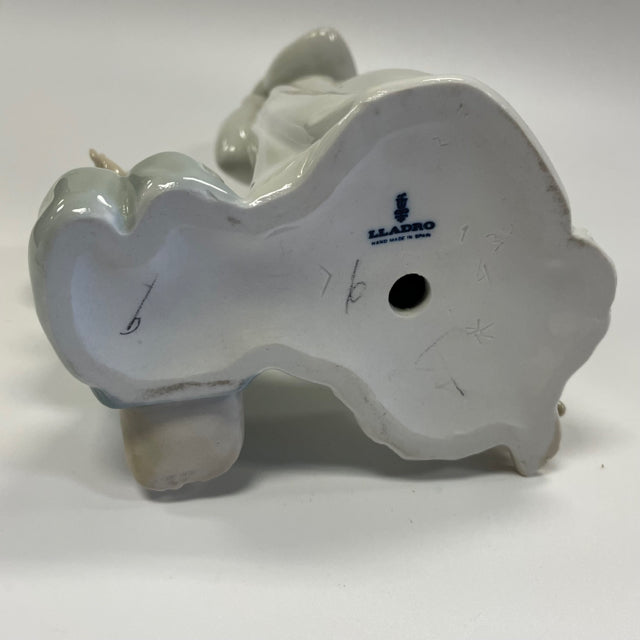 Lladro Figurine #04779 Teaching to Pray - Girl and Boy Praying
