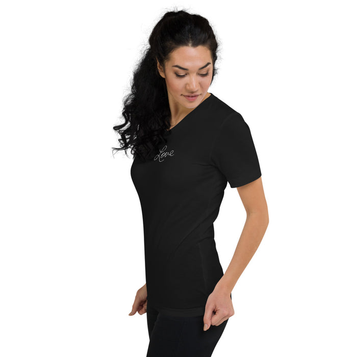 Love Short Sleeve V-Neck T-Shirt