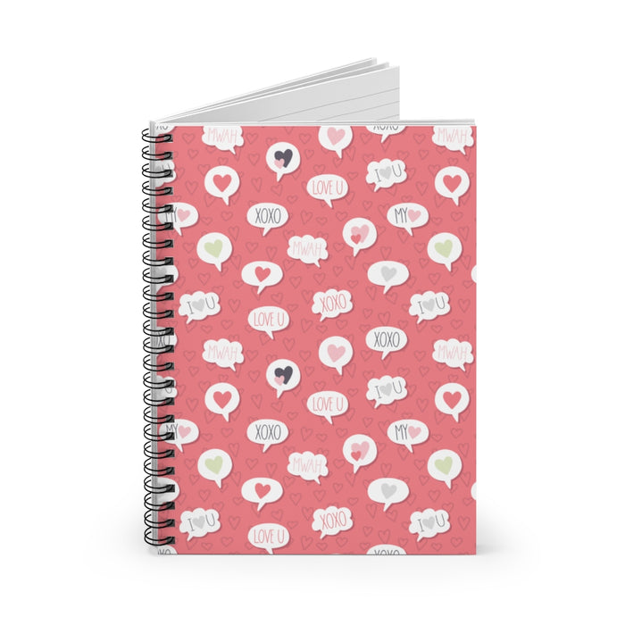 Lovely Thoughts Spiral Lined Notebook