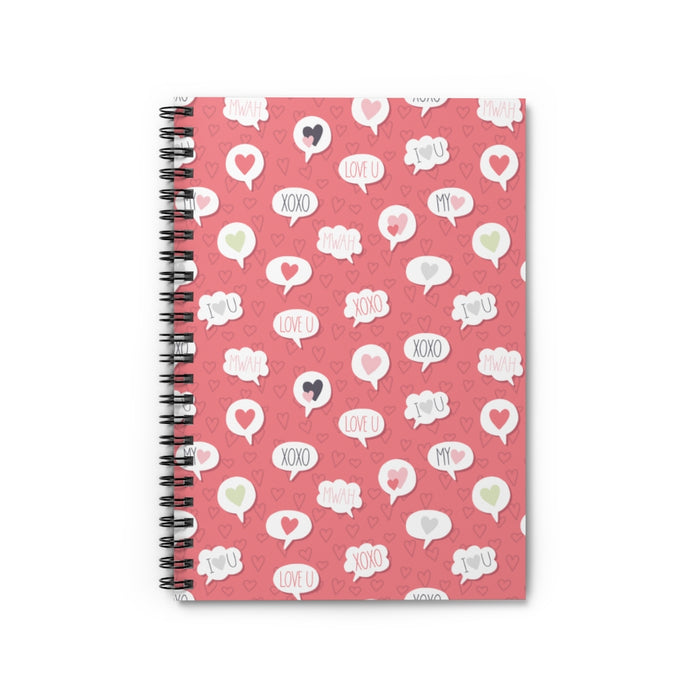 Lovely Thoughts Spiral Lined Notebook