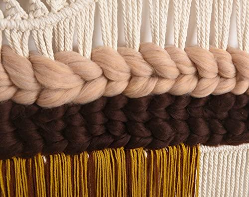 Macrame Wall Hanging Handmade Woven Large Colorful Macrame Wall Art - Decotree.co Online Shop