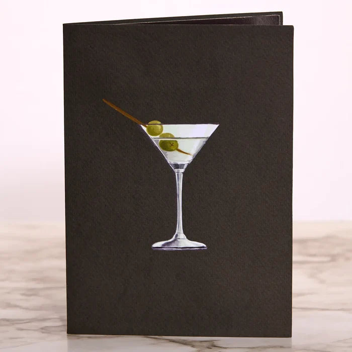 Martini Greeting Card