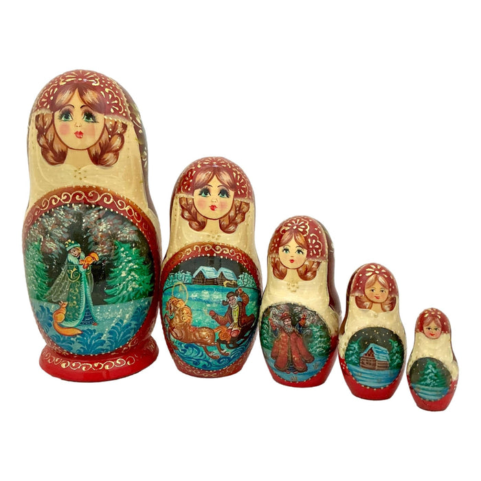 Matryoshka Fairytale Dolls Morozko BuyRussianGifts Store