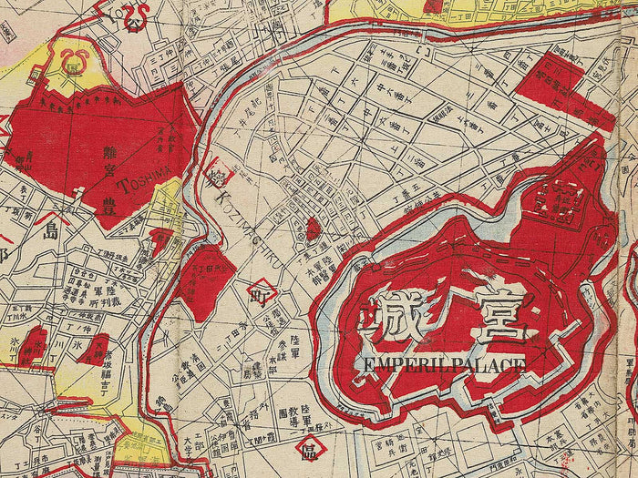 Meiji kaisei Tokyo zenzu / BJ343-679