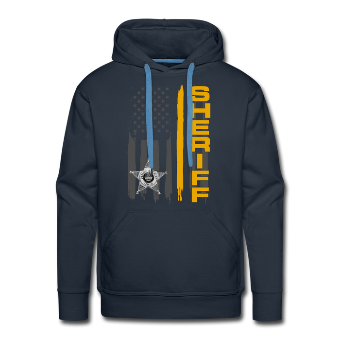 Men’s Premium Hoodie - Ohio Sheriff Vertical - navy