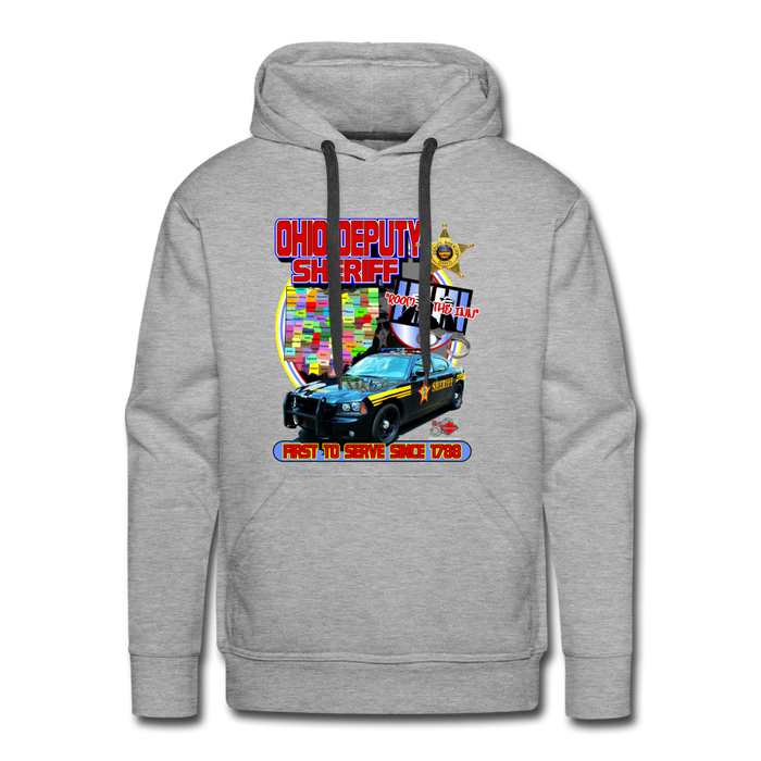 Men’s Premium Hoodie - Room at the Inn - heather grey