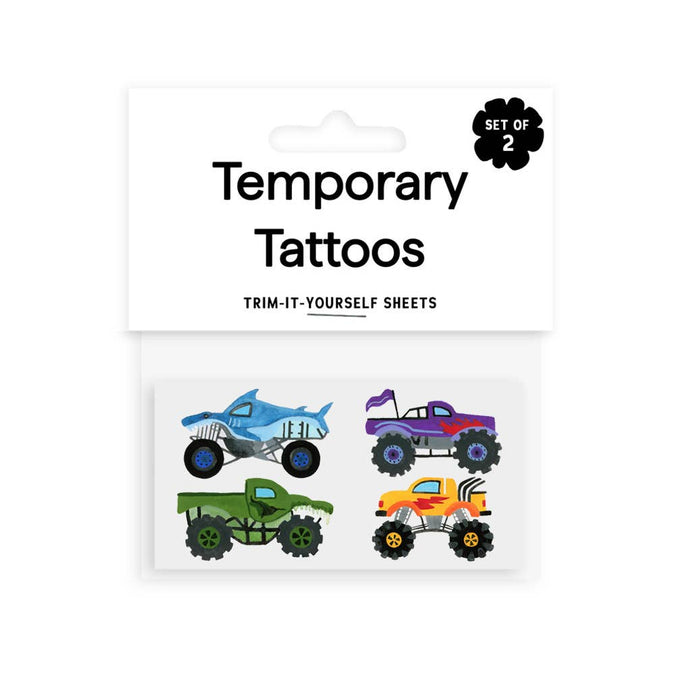 Monster Trucks Temporary Tattoos