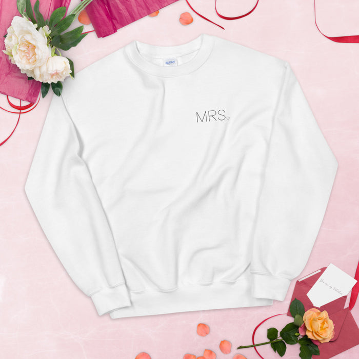 Mrs. Heart Sweatshirt