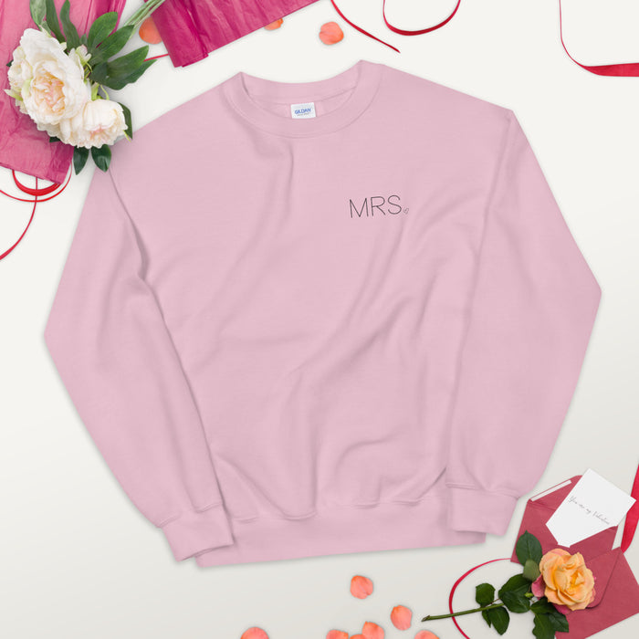 Mrs. Heart Sweatshirt