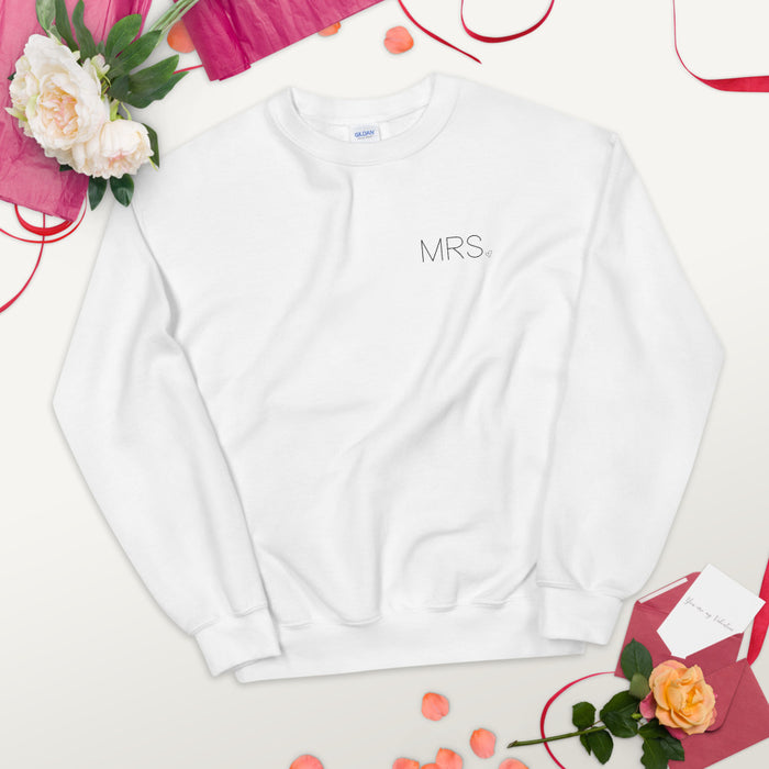 Mrs. Heart Sweatshirt