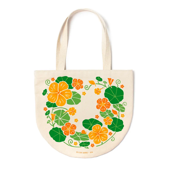 Nasturtiums Round Tote