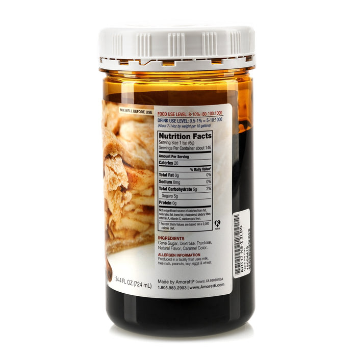 Natural Apple Pie Artisan Flavor by Amoretti