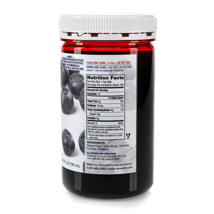 Natural Blueberry Artisan Flavor by Amoretti
