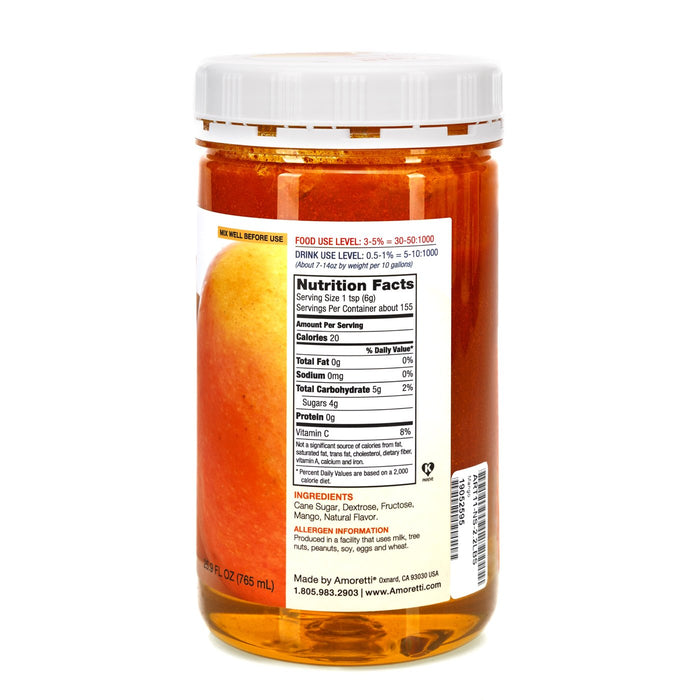 Natural Mango Artisan Flavor by Amoretti