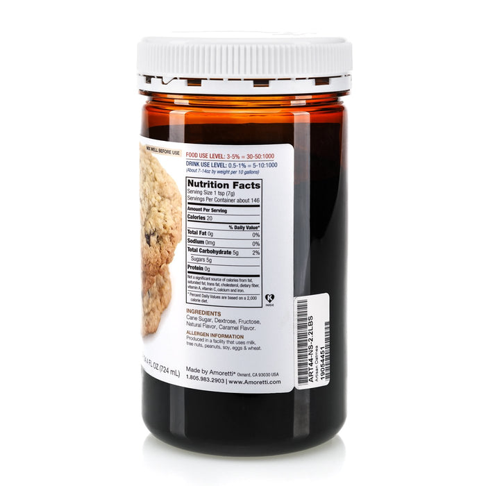 Natural Oatmeal Cookie Artisan Flavor by Amoretti