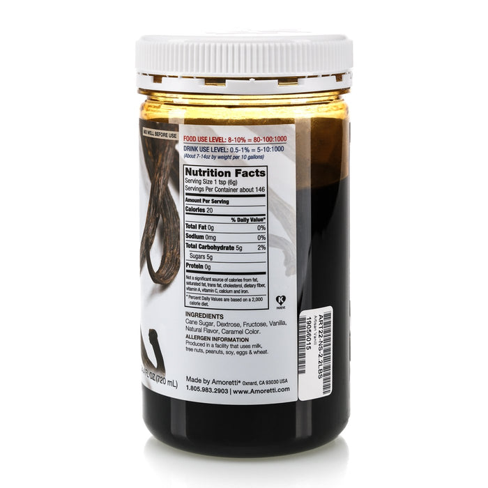 Natural Vanilla Bean Artisan Flavor by Amoretti