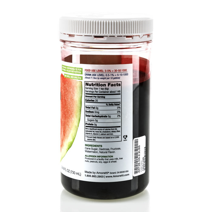 Natural Watermelon Artisan Flavor by Amoretti