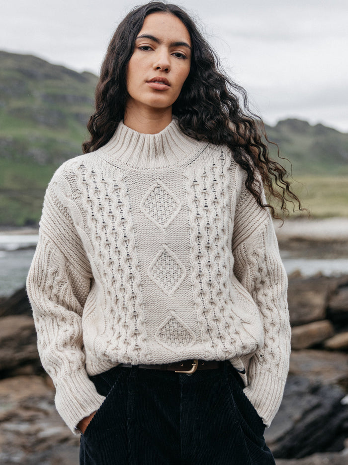 Nova Aran Knit Sweater