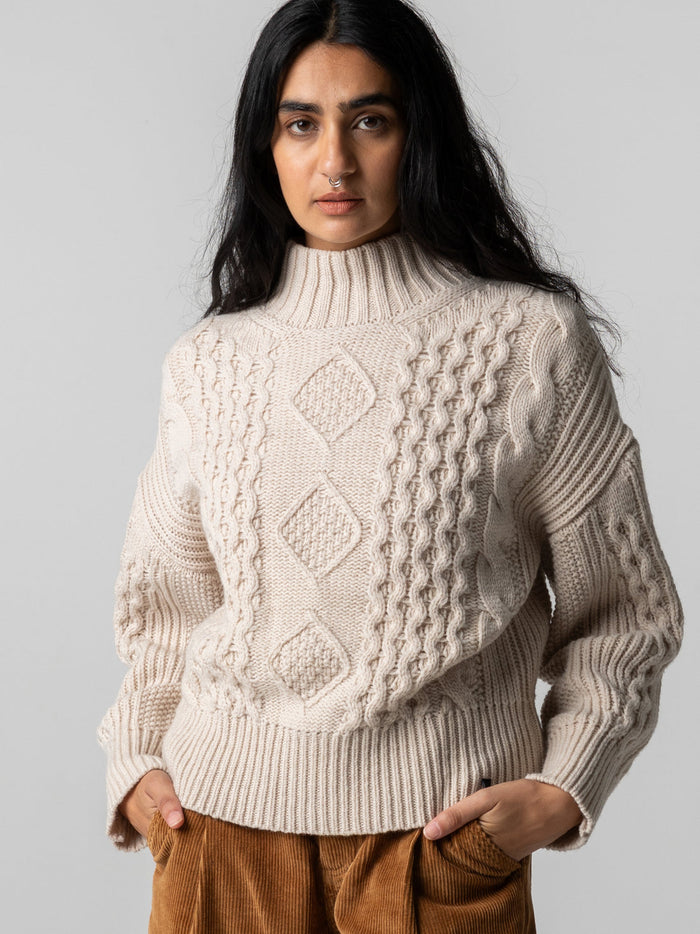 Nova Aran Knit Sweater