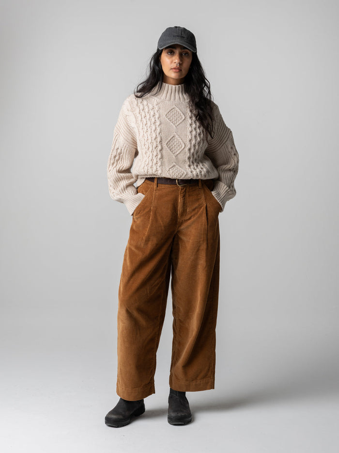 Nova Aran Knit Sweater