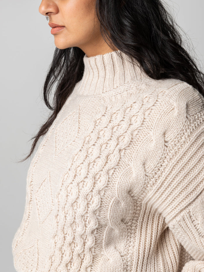 Nova Aran Knit Sweater
