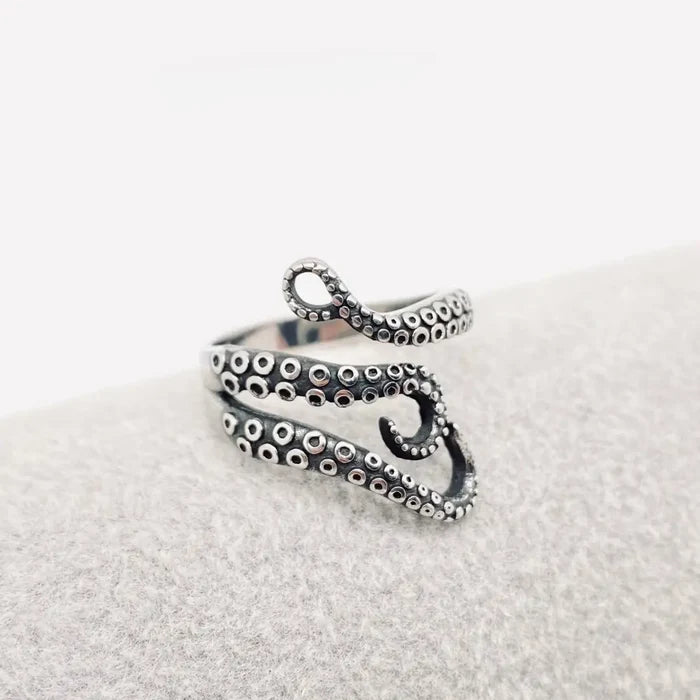 Octopus Tentacle Adjustable Ring