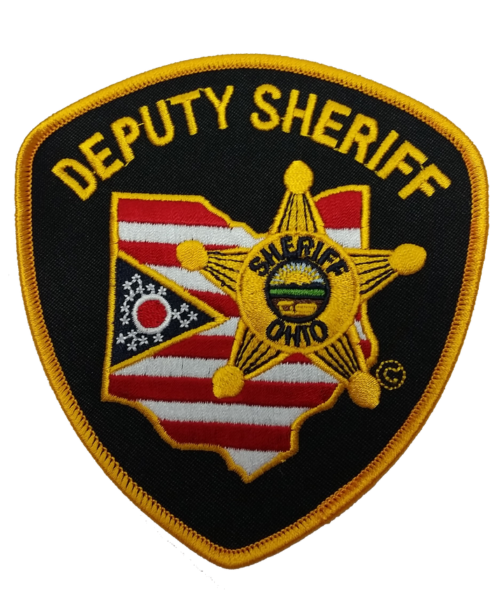 Ohio Sheriff "Deputy Sheriff" Patches - 2 Pack - red-diamond-uniform-police-supply