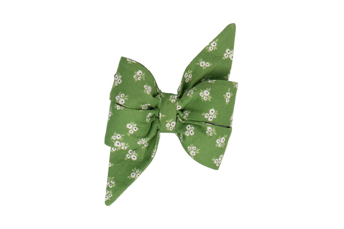 Olive Blooms Belle Bow - Crew LaLa