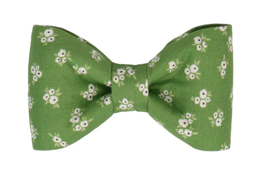Olive Blooms Bow Tie - Crew LaLa