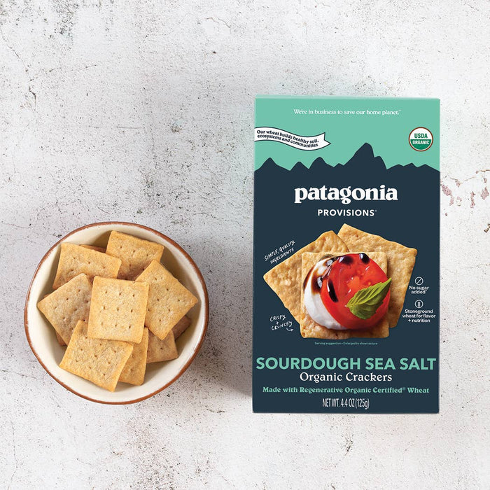 Organic Sourdough Sea Salt Crackers 4.4 oz