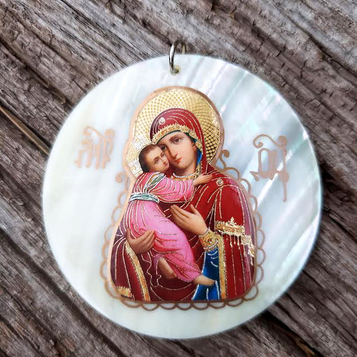 Lady of Vladimir pendant